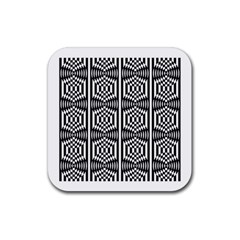Mandala Pattern Rubber Coaster (square) 