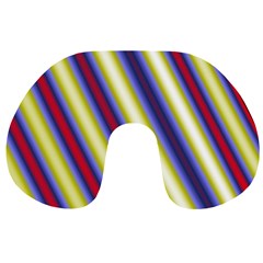 Colorful Strips Travel Neck Pillow