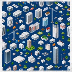 Isometric-seamless-pattern-megapolis Canvas 20  X 20 