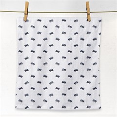 Vintage Car Motif Prin Pattern 2001 Face Towel