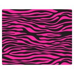 Pink Zebra Double Sided Flano Blanket (medium) 