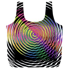 Rainbowwaves Full Print Recycle Bag (xxxl)