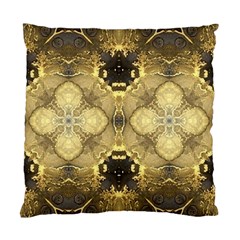 Black And Gold Standard Cushion Case (one Side)
