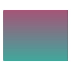 Teal Sangria Double Sided Flano Blanket (large) 