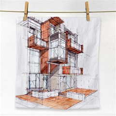 Rag-flats-onion-flats-llc-architecture-drawing Graffiti-architecture Face Towel