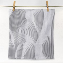 Illusion Waves Face Towel