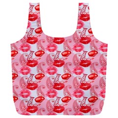 Rose Lips Full Print Recycle Bag (xxxl)