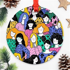 Women Ornament (round)