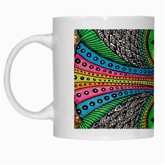 Alice In Wonderland Cat White Mug