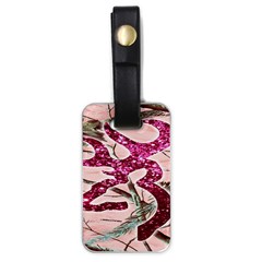 Browning Deer Glitter Luggage Tag (one Side)