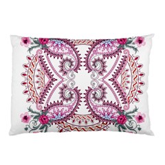 Pink Flower Cartoon Pillow Case