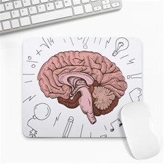 Cerebrum Human Structure Cartoon Human Brain Large Mousepads