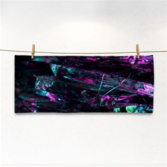 Space Futuristic Shiny Abstraction Hand Towel