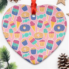 Ice-cream Heart Ornament (two Sides)