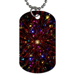 Abstract Background Stars Star Galaxy Wallpaper Dog Tag (one Side)