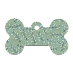 Leaves Nature Pattern Design Dog Tag Bone (one Side)