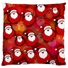 Seamless-santa Claus Large Cushion Case (one Side)