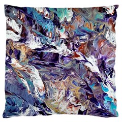 Abstract Cross Currents Large Cushion Case (one Side)