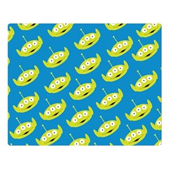 Pattern Aliens Double Sided Flano Blanket (large) 