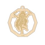 Personalized Zodiac Facts Virgo Wood Ornament Front