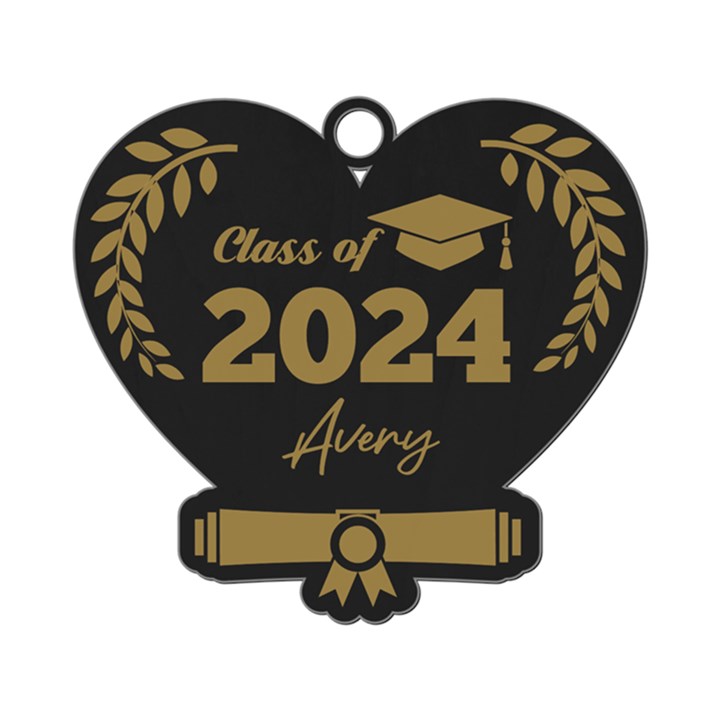 Personalized Graduation Class Wood Ornament