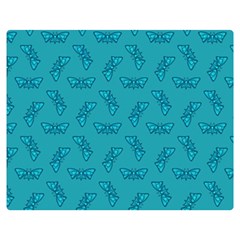 Butterfly Art Pattern Design Background Frame Flano Blanket (medium)