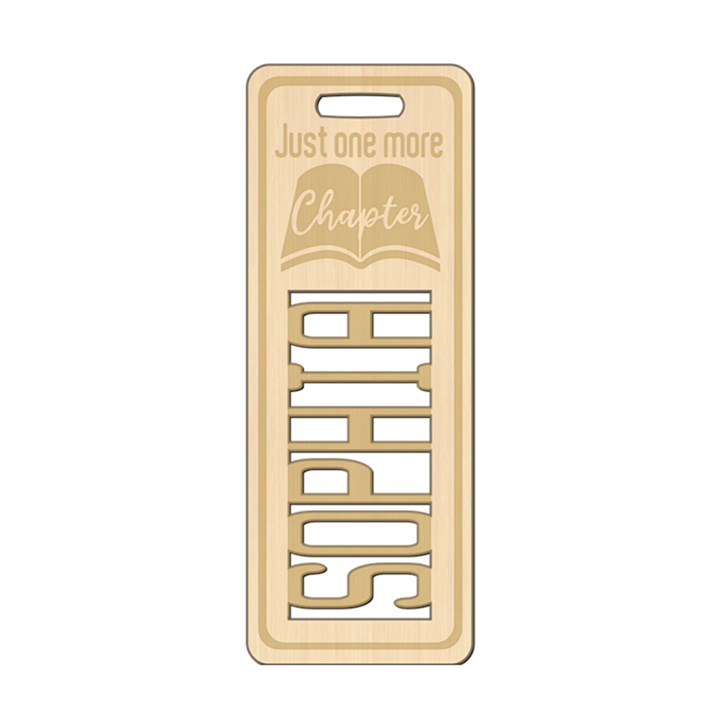 Personalized Wooden Bookmark Wood Ornament