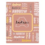 Personalized Name Blanket Two Sides Premium Plush Fleece Blanket (Large) 80 x60  Blanket Front