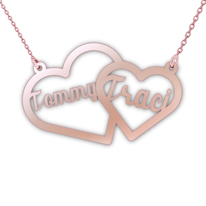 Personalized Speak Love 925 Sterling Silver Name Pendant Necklace