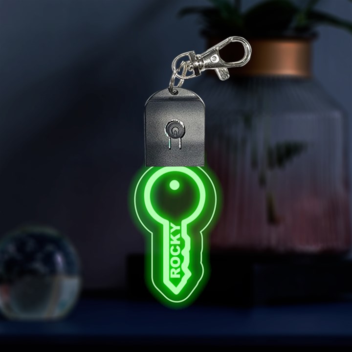 Personalized Name Key LED Key Chain