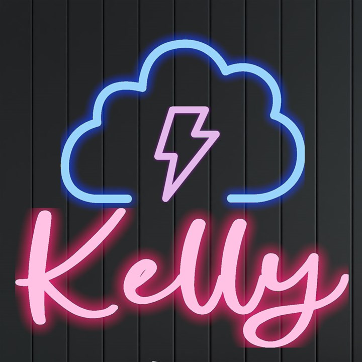 Personalized Cloud Thunder Name Neon Signs and Lights