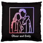 Gradient Couple Large Cushion Case (One Side) Front