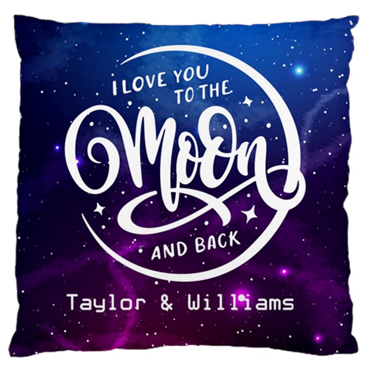 Personalized Galaxy Large Cushion Case (One Side)