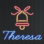 Personalized Xmas Bell Name Neon Signs and Lights Front