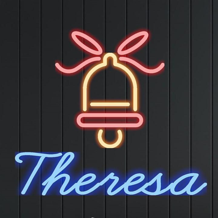 Personalized Xmas Bell Name Neon Signs and Lights