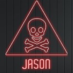 Personalized Skull Stop Name Neon Signs and Lights Front