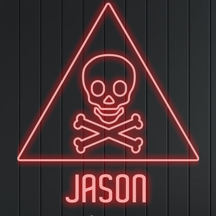 Personalized Skull Stop Name Neon Signs and Lights