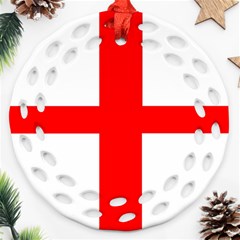 England Round Filigree Ornament (two Sides)