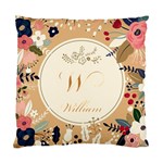 Personalized Spring Easter Initial Name Standard Cushion Case (One Side) Front