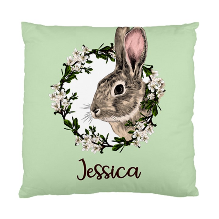 Personalized Easter Rabbit Name Standard Cushion Case (One Side)