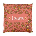 Personalized Spring Easter Rabbit Name Standard Cushion Case (One Side) Front