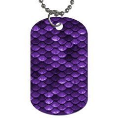 Purple Scales! Dog Tag (one Side)