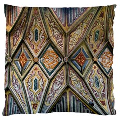 Church Ceiling Mural Architecture Large Cushion Case (one Side)