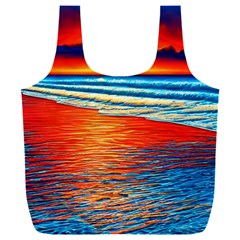 Golden Sunsets And Crisp Air Full Print Recycle Bag (xxxl)