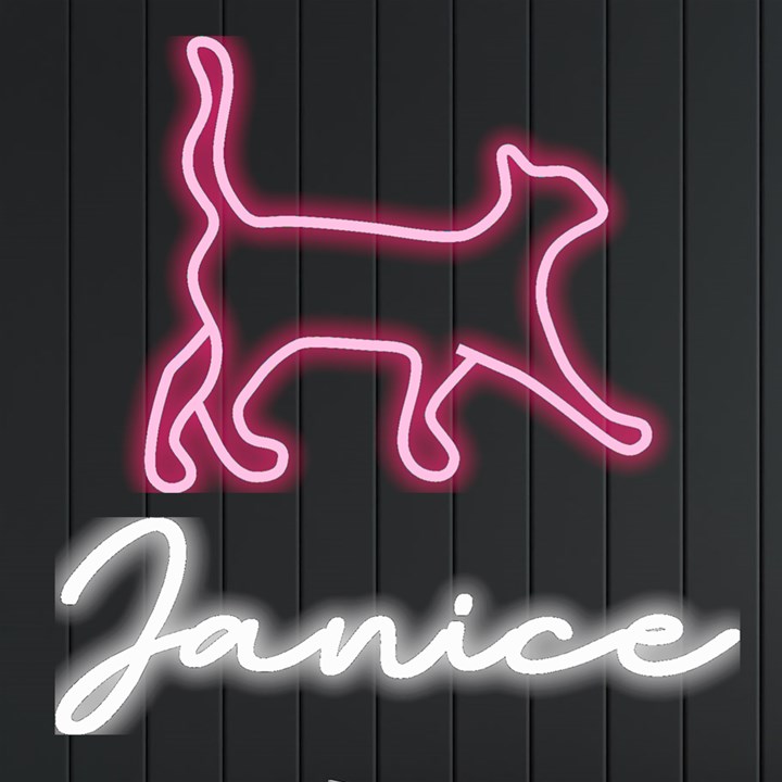 Personalized Cat Shape Name Neon Signs and Lights