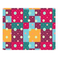 Background Pattern Texture Design Dots Wallpaper Premium Plush Fleece Blanket (large)