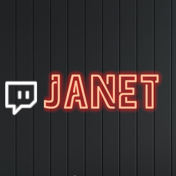 Personalized Twitch Gamer Name Neon Signs and Lights