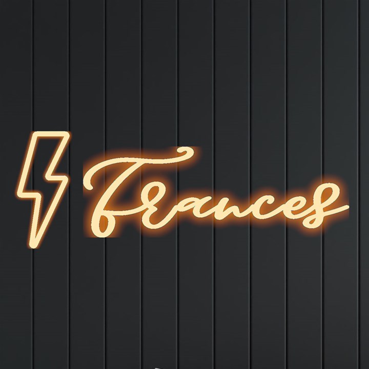 Personalized lightning Strike Name Neon Signs and Lights