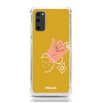 Personalized Name Couple Hands Color Samsung Galaxy S20 6.2 Inch TPU UV Case Front