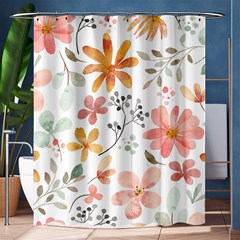 Flowers-107 Shower Curtain 60  X 72  (medium) 